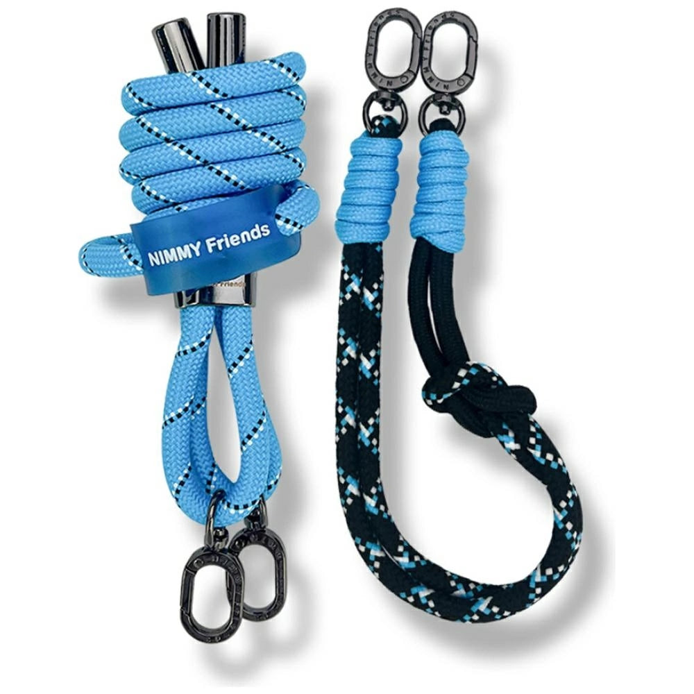 Nimmy Cool&Cute 2.0 Crossbody + Handschlaufe Set - Blau und Schwarz