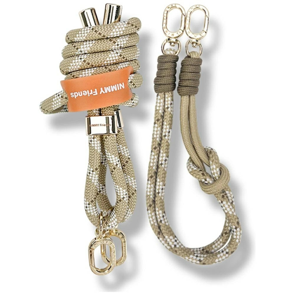 Nimmy Cool&Cute 2.0 Umhängetasche + Handschlaufe Set - Braun