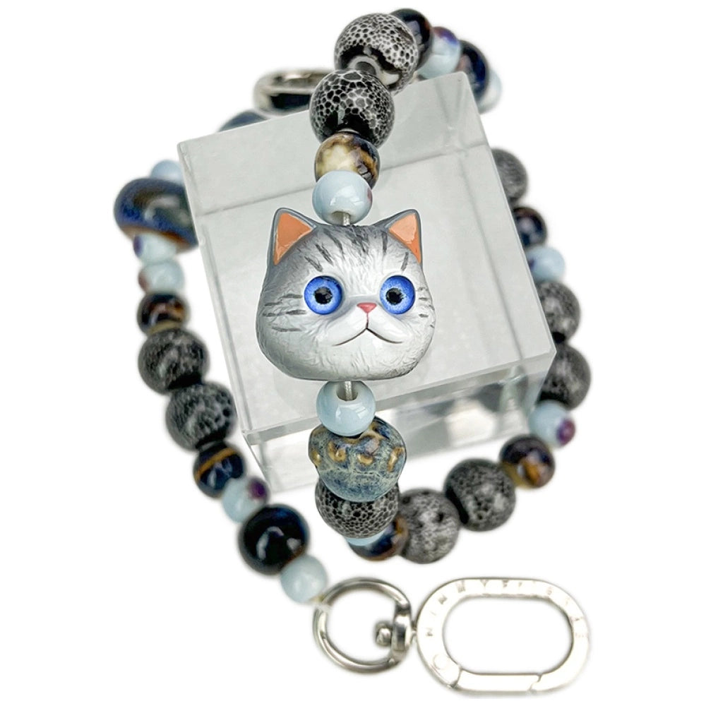 Nimmy New Big Eye Cute Pets 2.0 Taschenanhänger - Grau