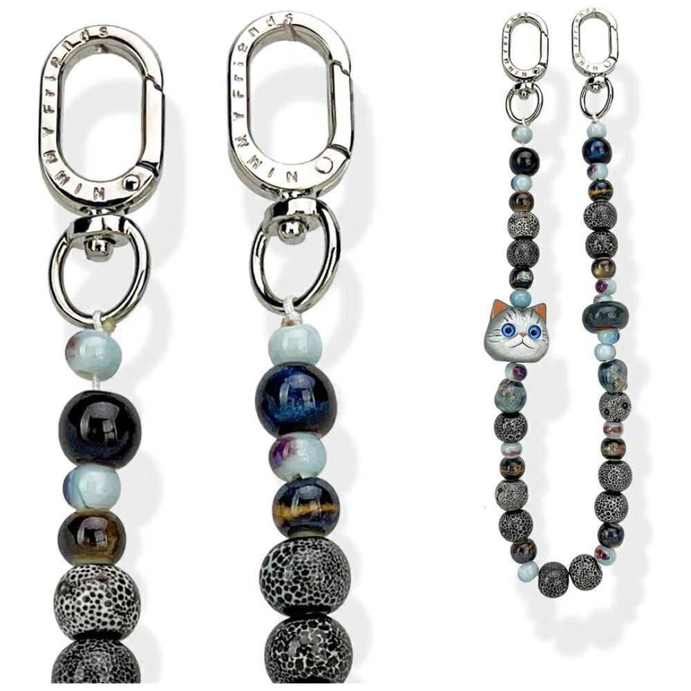 Nimmy New Big Eye Cute Pets 2.0 Taschenanhänger - Grau