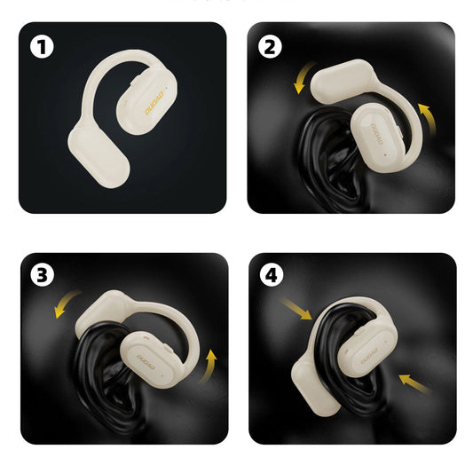 OWS Dudao U4A Bluetooth 5.3 IPX5 Business-Headset – Weiß