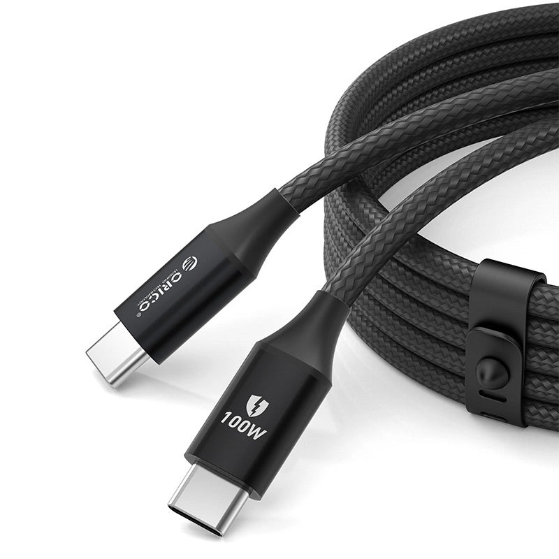 Orico CDX 100W 5A Power Delivery USB-C - USB-C 1m Kabel - Schwarz