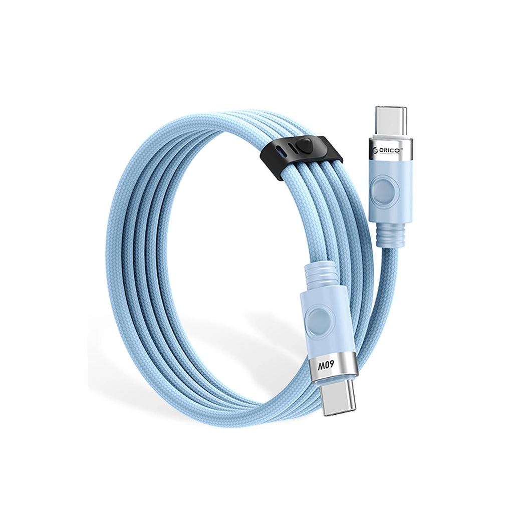 Orico CDX 60W 3A Power Delivery USB-C - USB-C 1m Kabel - Blau