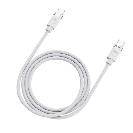 Orico CDX 60W 3A Power Delivery USB-C - USB-C 1m Kabel - Weiß