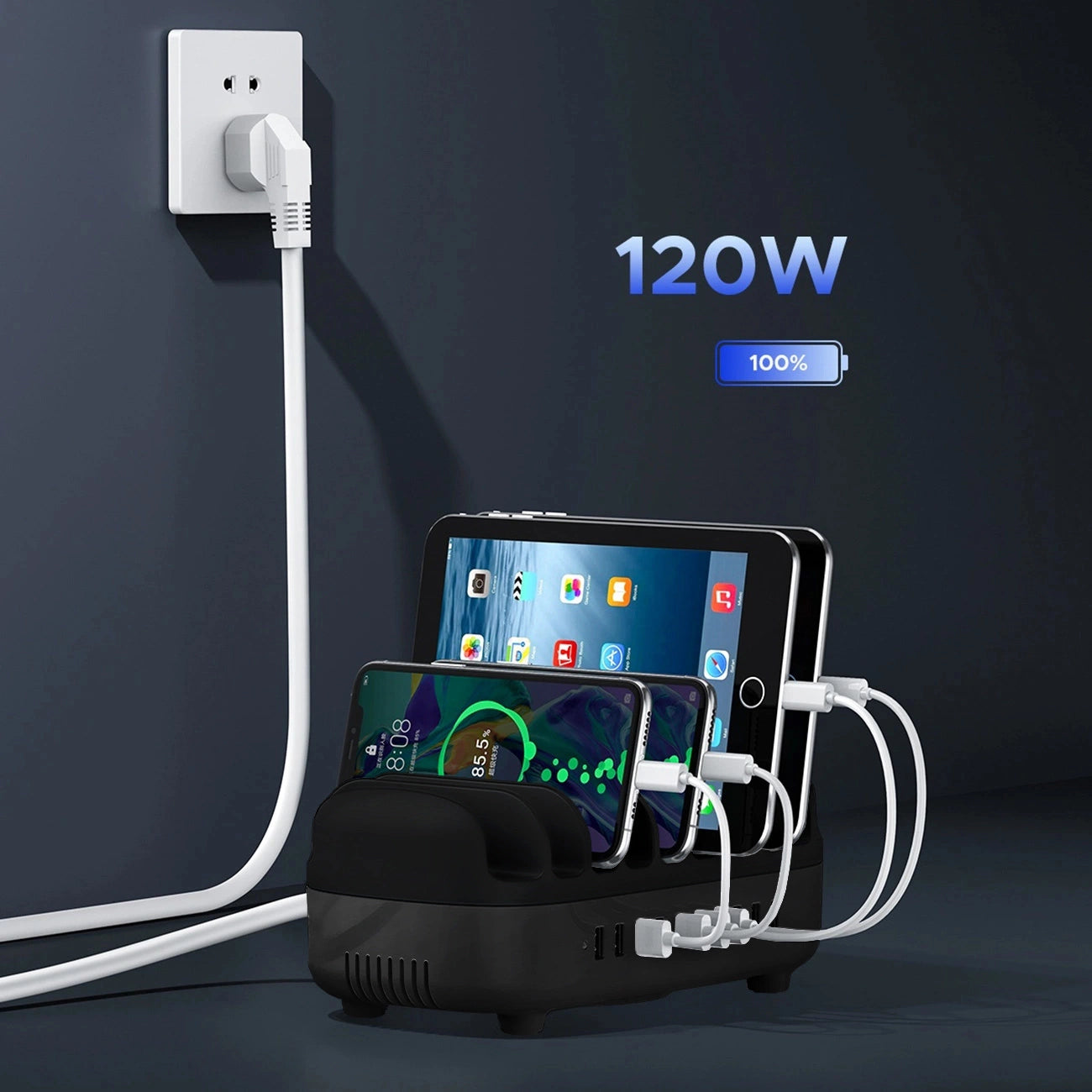 Orico DUK-10P-V1 Smart Dockingstation 10 x USB-A - Schwarz