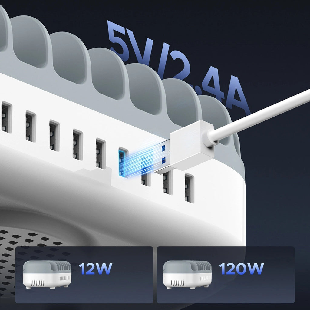 Orico DUK-10P-V1 Smart Ladestation 10 x USB-A - Weiß