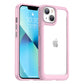 Outer Space Case iPhone 14 Plus Hardcover mit Gelrahmen Pink
