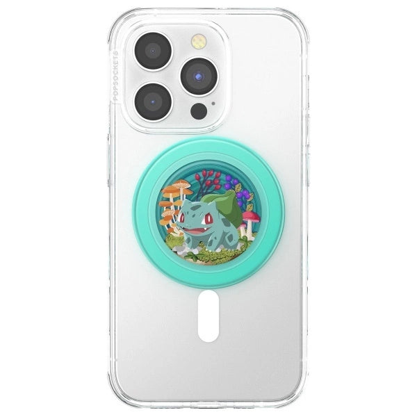 Popsockets 2 Bulbasaur-Griff und Telefonständer mit MagSafe