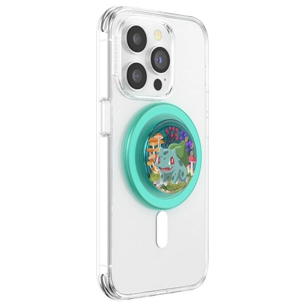 Popsockets 2 Bulbasaur-Griff und Telefonständer mit MagSafe