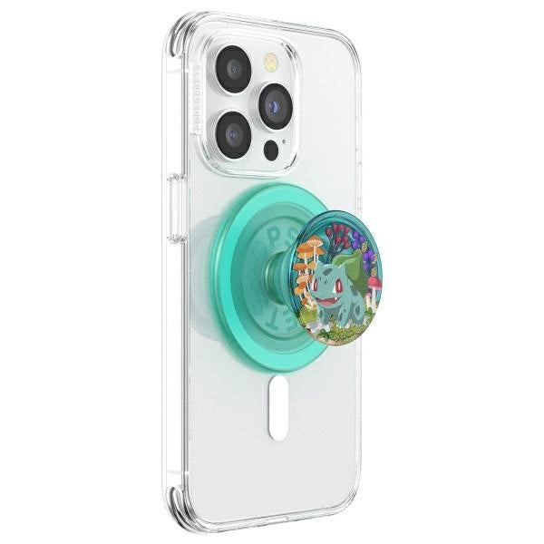 Popsockets 2 Bulbasaur-Griff und Telefonständer mit MagSafe