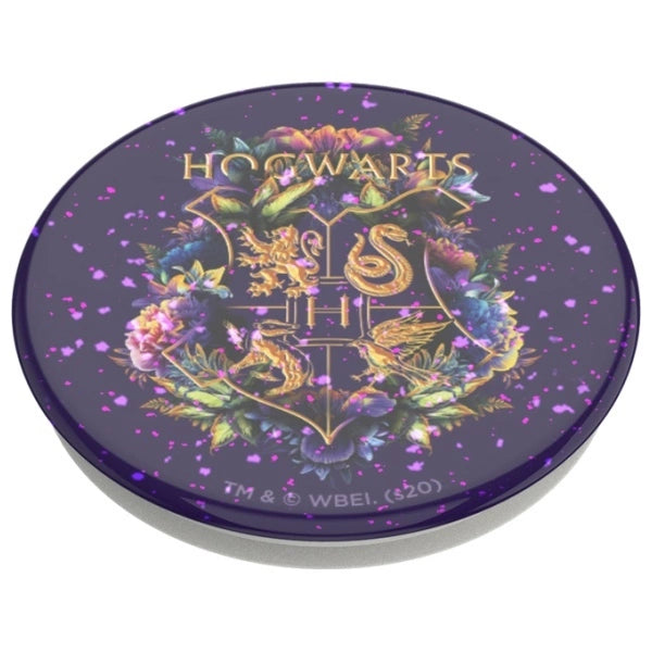 Popsockets 2 – Glitzernder Hogwarts-Telefonhalter und -Ständer mit Blumenmuster