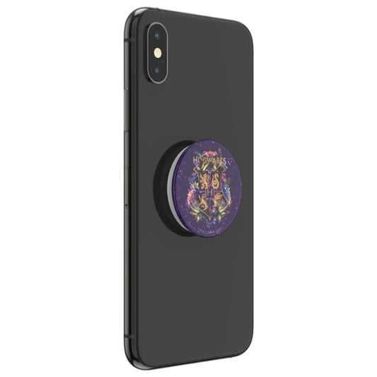 Popsockets 2 – Glitzernder Hogwarts-Telefonhalter und -Ständer mit Blumenmuster