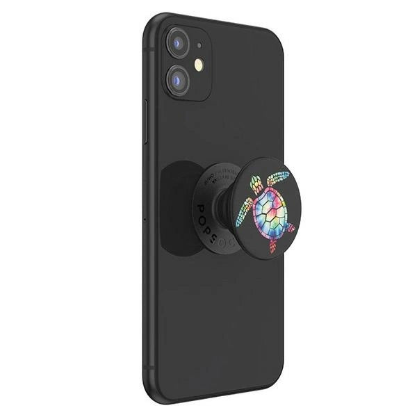 Popsockets 2 Psychedelic Turtle Handyhalter und Ständer