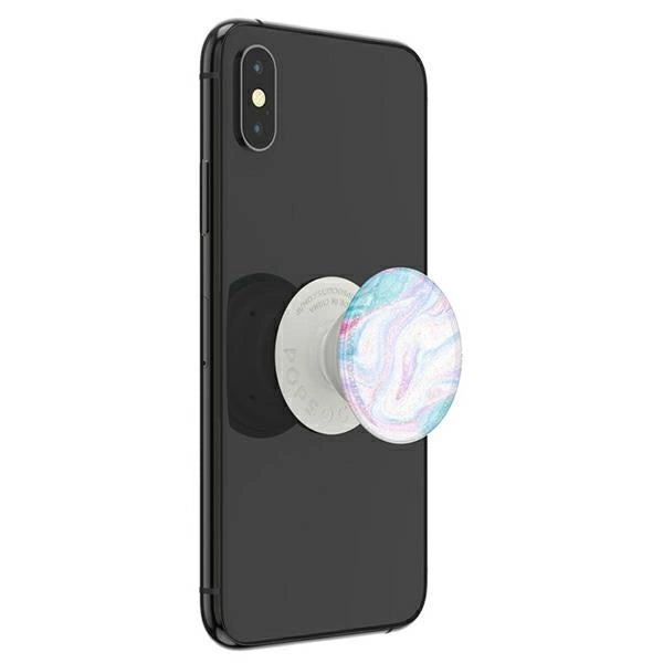 Popsockets – Handyhalter und Ständer „Soft Swirls“ mit Glitzer, 2 Stück