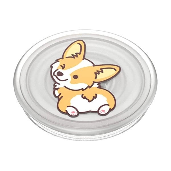 Popsockets PlantCore Grip Cheeky Corgi-Telefonhalter und -Ständer