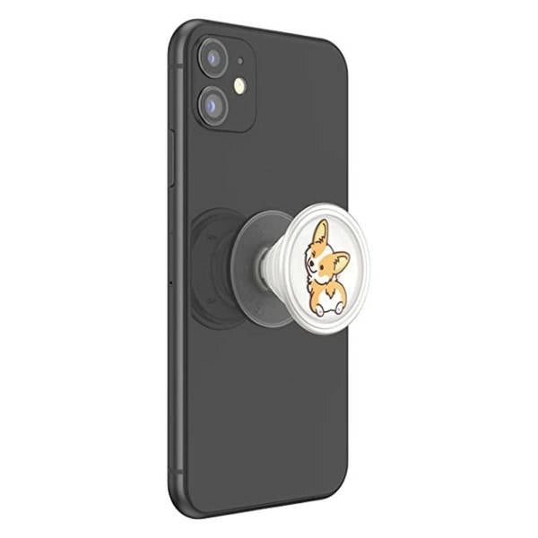 Popsockets PlantCore Grip Cheeky Corgi-Telefonhalter und -Ständer