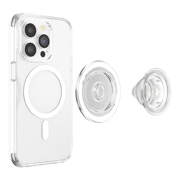 Popsockets PopGrip MagSafe 2 Telefonhalter und Ständer - Transparent