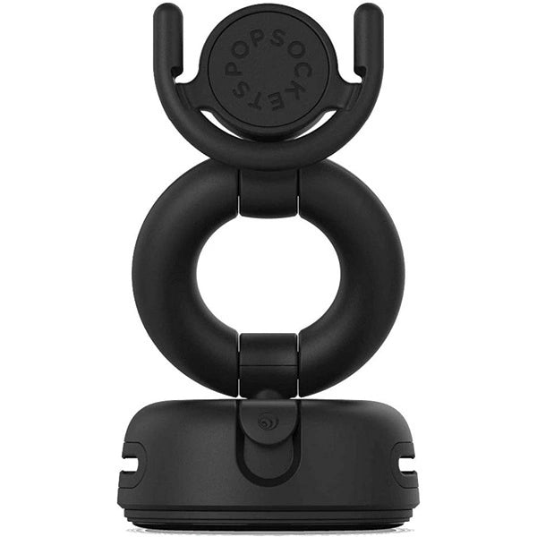 Popsockets PopMount Armaturenbrett- und Windschutzscheibenhalterung fürs Auto, Schwarz
