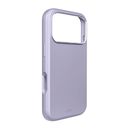 Pure Icon Mag Pro Liquid Silicone Case für iPhone 17 Pro Max, MagSafe kompatibel, mit Kameraschutz und Aluminiumknöpfen - Pink