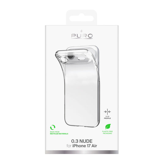 Puro 0.3 Nude Ultra-Slim TPU Case für iPhone 17 Air - Transparent