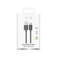 Puro 12W TPE USB-A - microUSB 2m Kabel - Schwarz