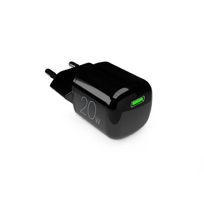 Puro 20W GaN USB-C Wandladegerät – Schwarz