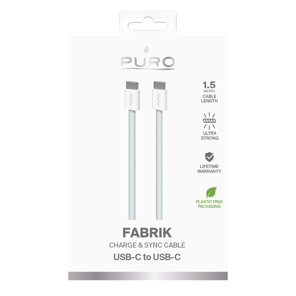 Puro Fabrik USB-C – USB-C-Kabel 1,5 m 60 W 480 Mbit/s – blau