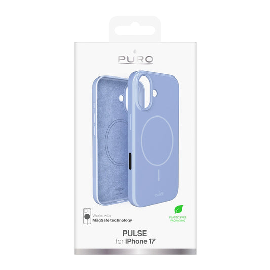 Puro Pulse iPhone 17 Polycarbonat Schutzhülle - Blau
