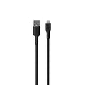 Puro Soft USB-A - Lightning Kabel 1,5 m Silikon - Schwarz