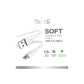 Puro Soft USB-A - USB-C-Kabel 1,5 m - Weiß