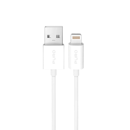 Puro TPE 12W USB-A - Lightning Kabel 2m - Weiß