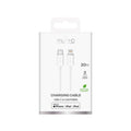 Puro TPE 20W USB-C - Lightning Kabel 2m - Weiß
