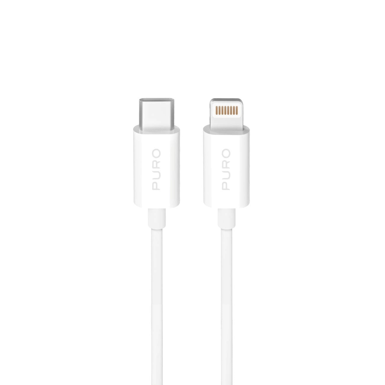 Puro TPE 20W USB-C - Lightning Kabel 3m - Weiß