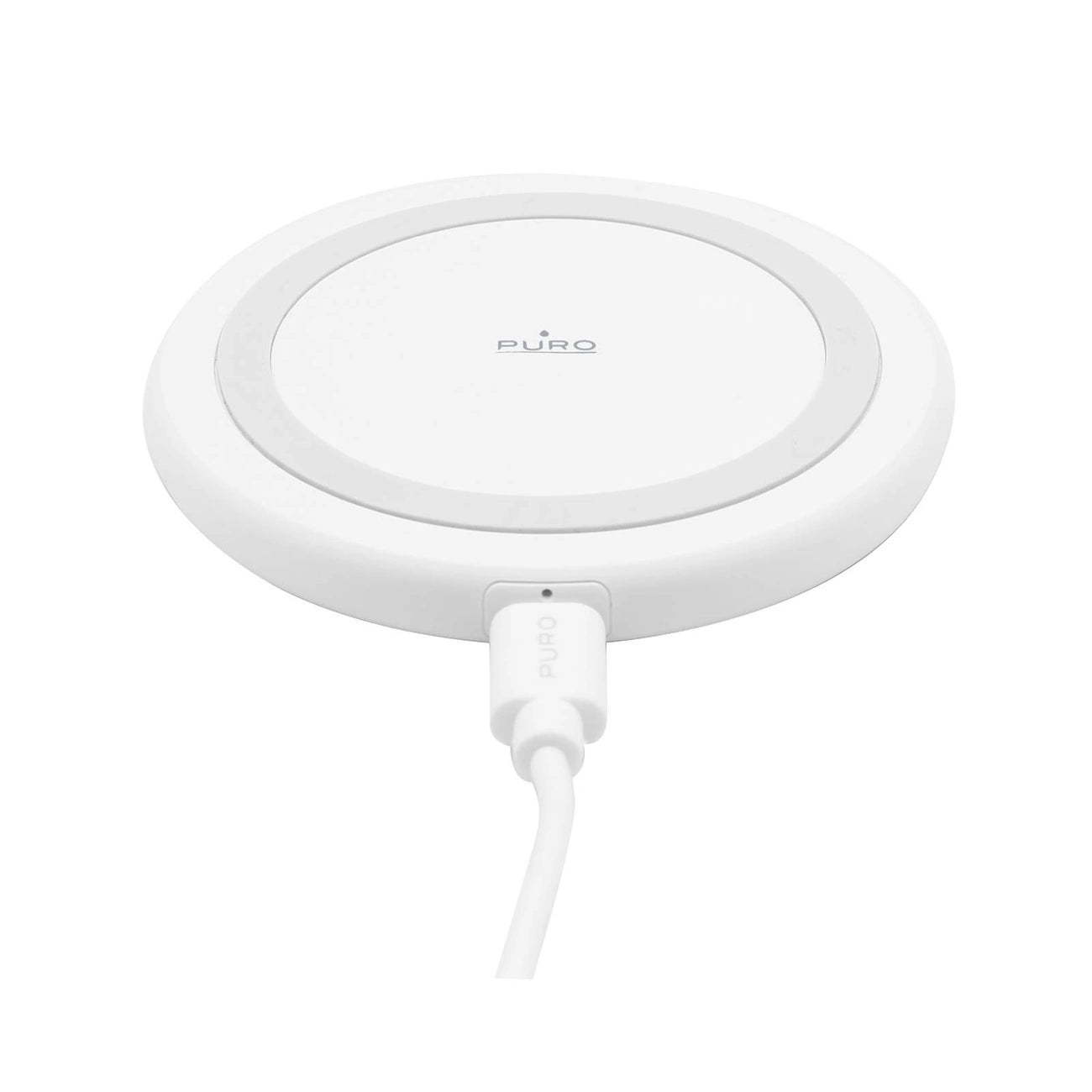 Puro kabelloses Ladegerät für Android, iPhone – weiß