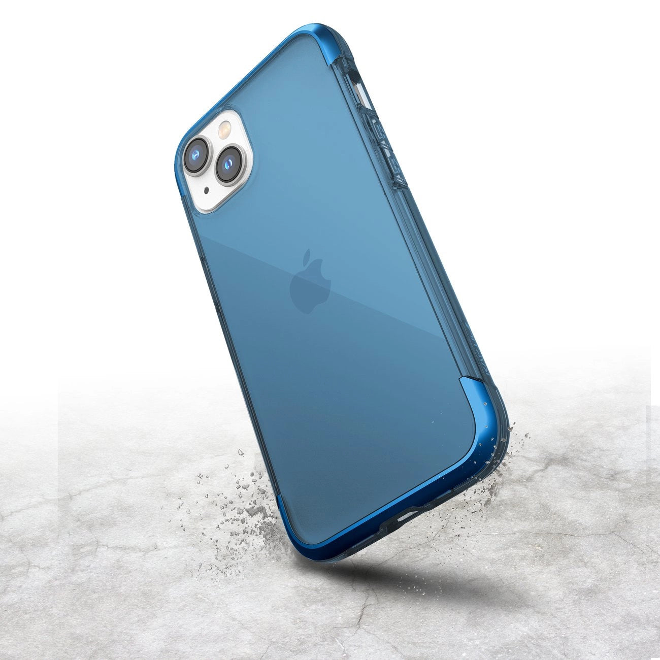 Raptic X-Doria Air Case für iPhone 14 Plus gepanzerte Hülle blau