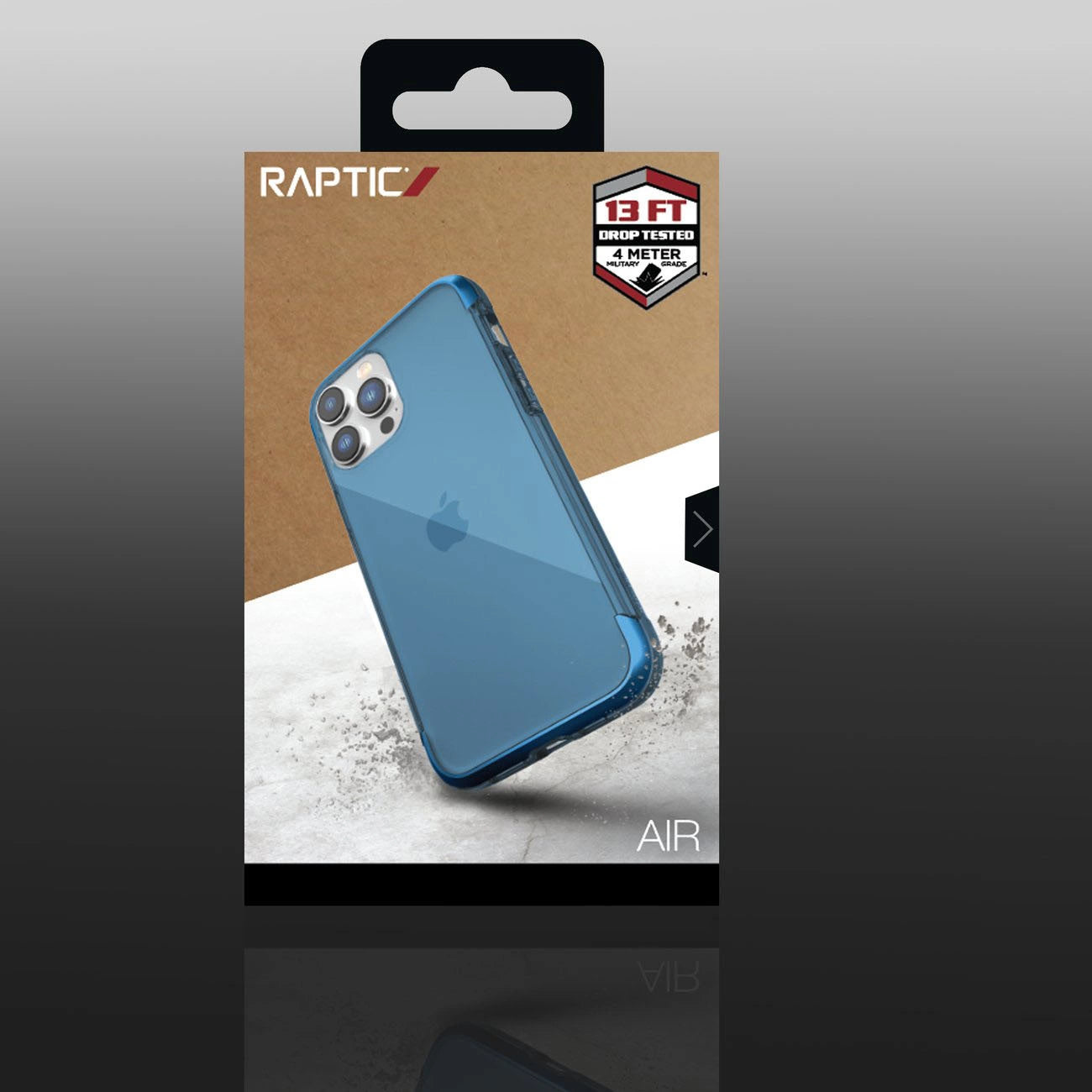 Raptic X-Doria Air Case für iPhone 14 Pro Max gepanzerte Hülle blau