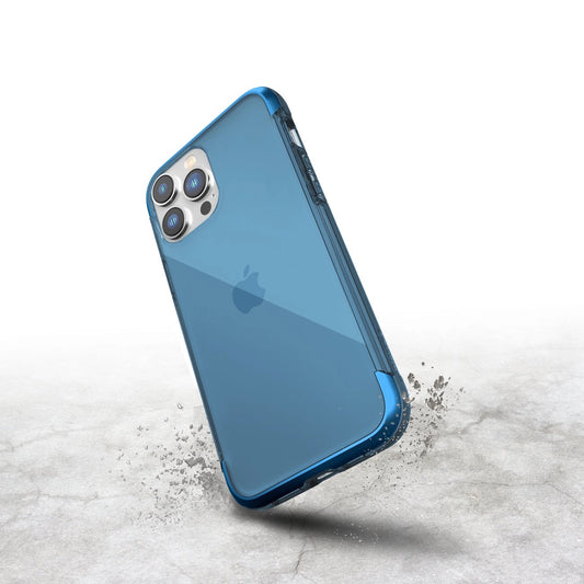 Raptic X-Doria Air Case für iPhone 14 Pro gepanzerte Hülle blau