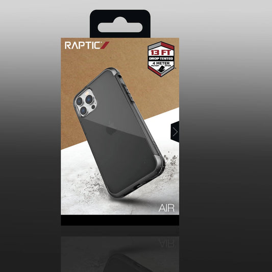 Raptic X-Doria Air Case iPhone 14 Pro gepanzerte Hülle grau