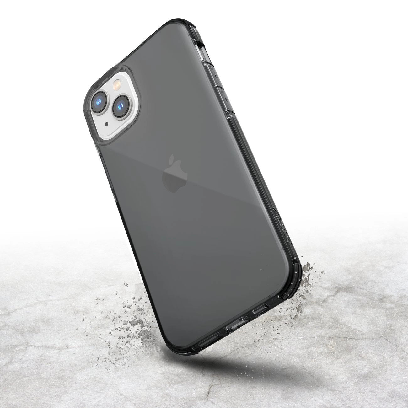 Raptic X-Doria Clear Case iPhone 14 Plus gepanzerte Hülle grau