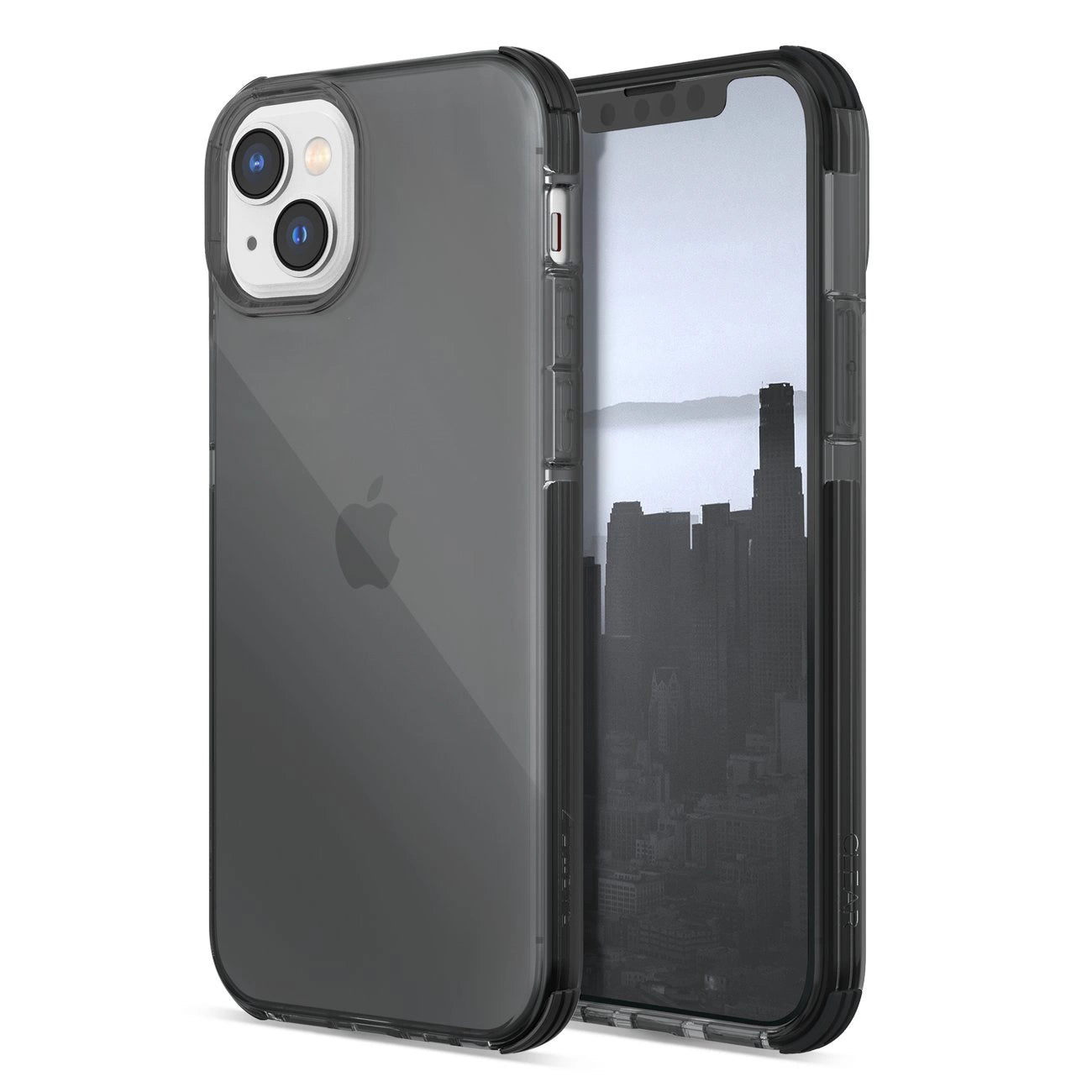 Raptic X-Doria Clear Case iPhone 14 gepanzerte Hülle grau
