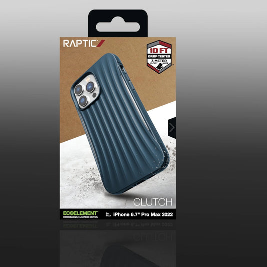 Raptic X-Doria Clutch Case iPhone 14 Pro Max Rückseite blau