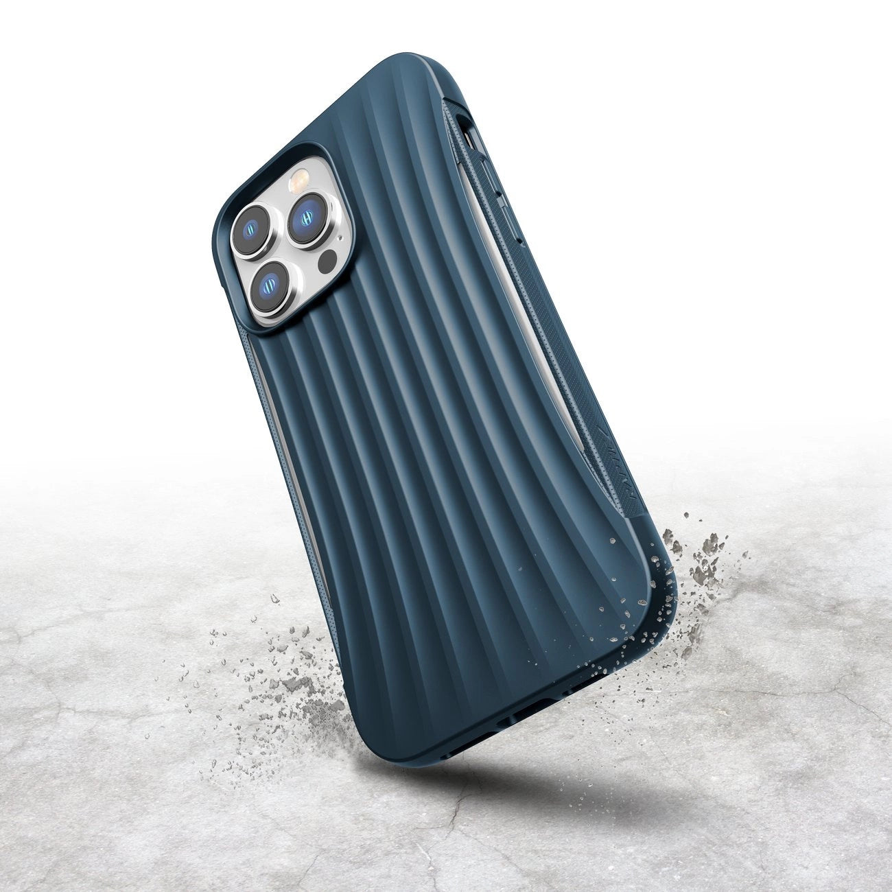 Raptic X-Doria Clutch Case iPhone 14 Pro Rückseite blau