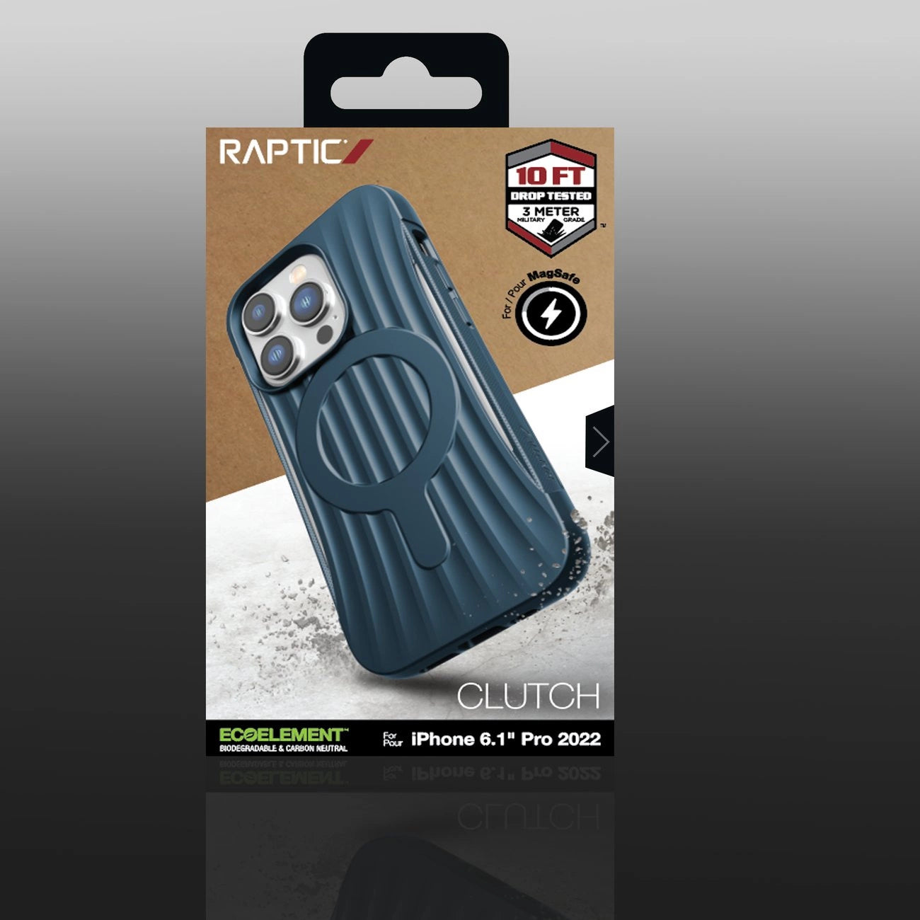 Raptic X-Doria Clutch Case iPhone 14 Pro mit MagSafe Backcover blau