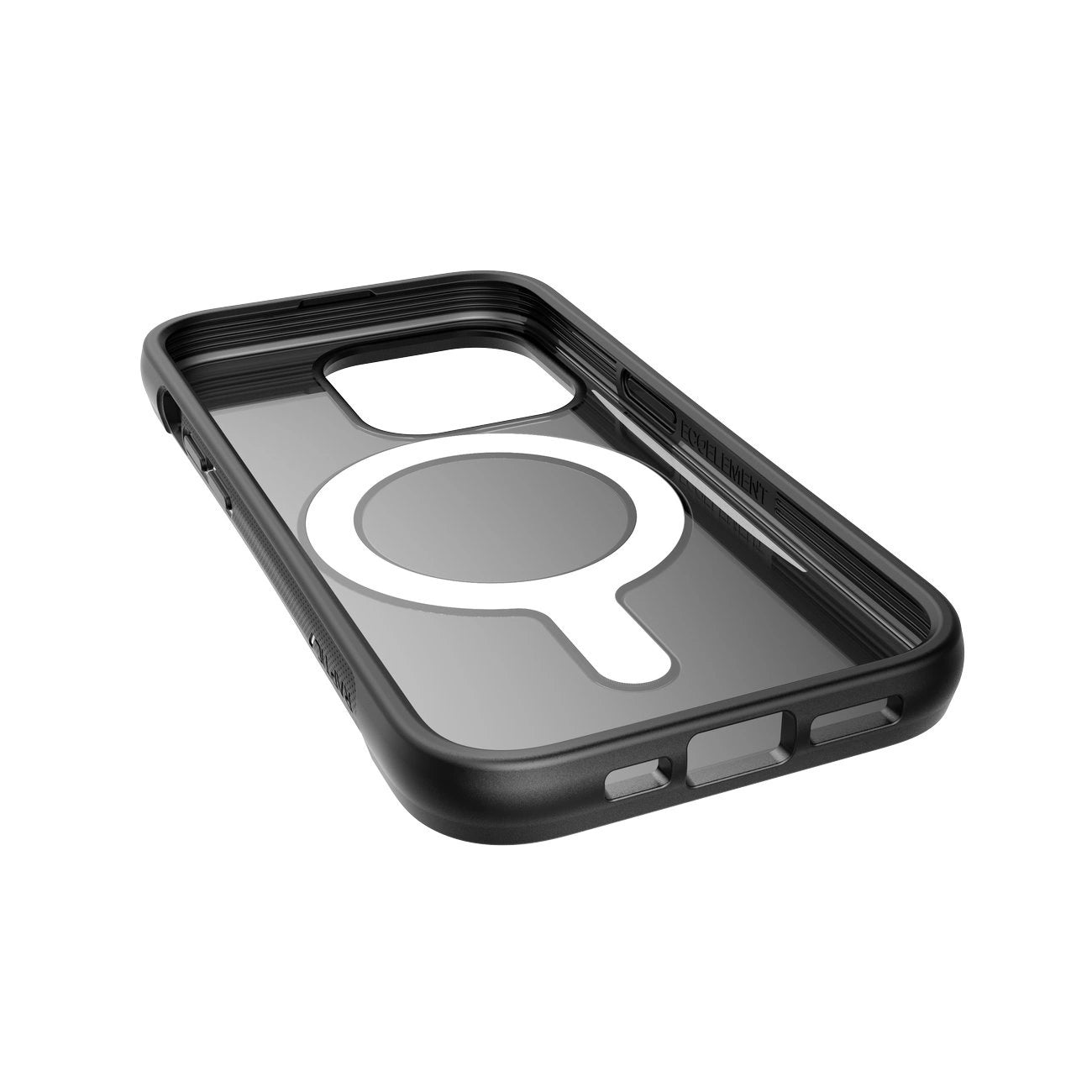 Raptic X-Doria Clutch Case iPhone 14 Pro mit MagSafe Rückseite schwarz