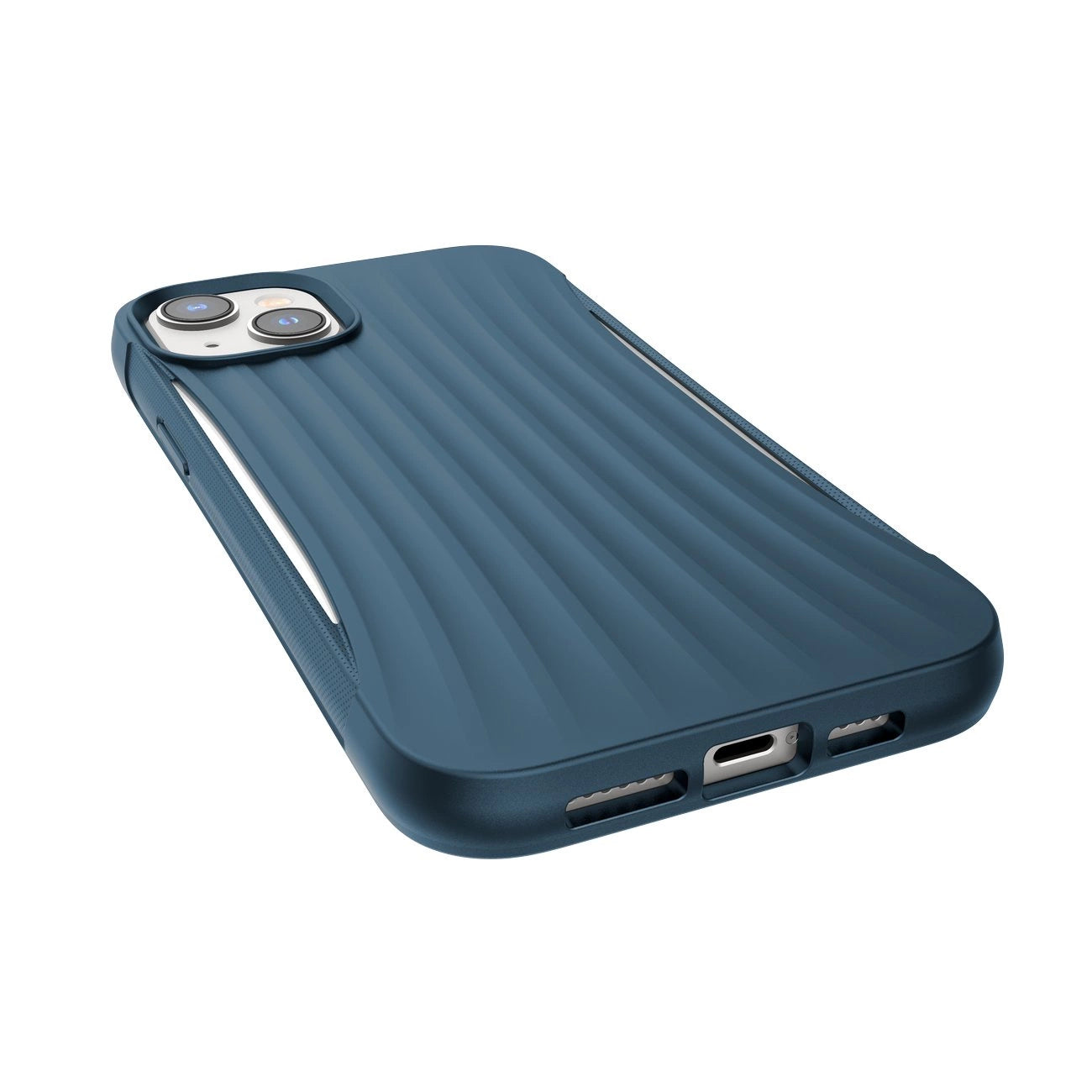 Raptic X-Doria Clutch Case iPhone 14 Rückseite blau