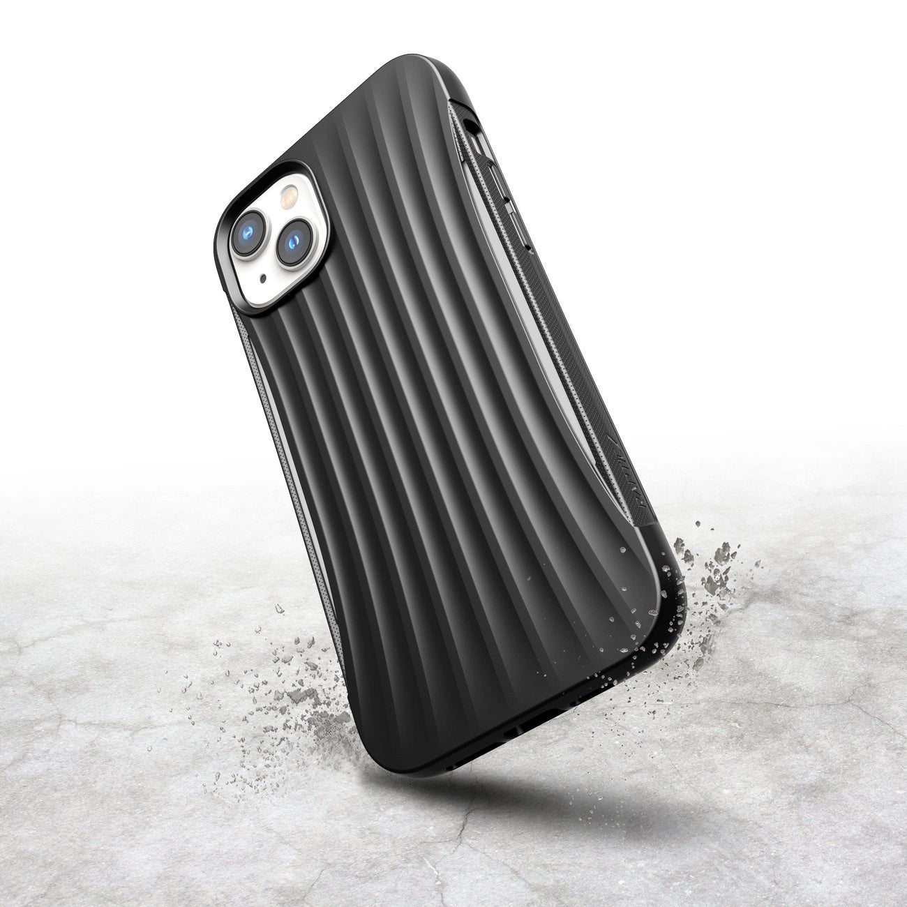 Raptic X-Doria Clutch Case iPhone 14 Rückseite schwarz