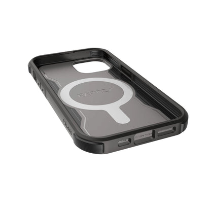 Raptic X-Doria Fort Case iPhone 14 Hülle mit MagSafe gepanzerter Hülle schwarz