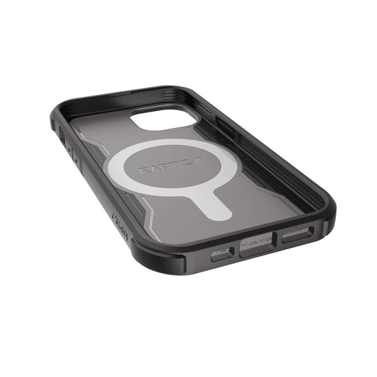 Raptic X-Doria Fort Case iPhone 14 Hülle mit MagSafe gepanzerter Hülle schwarz