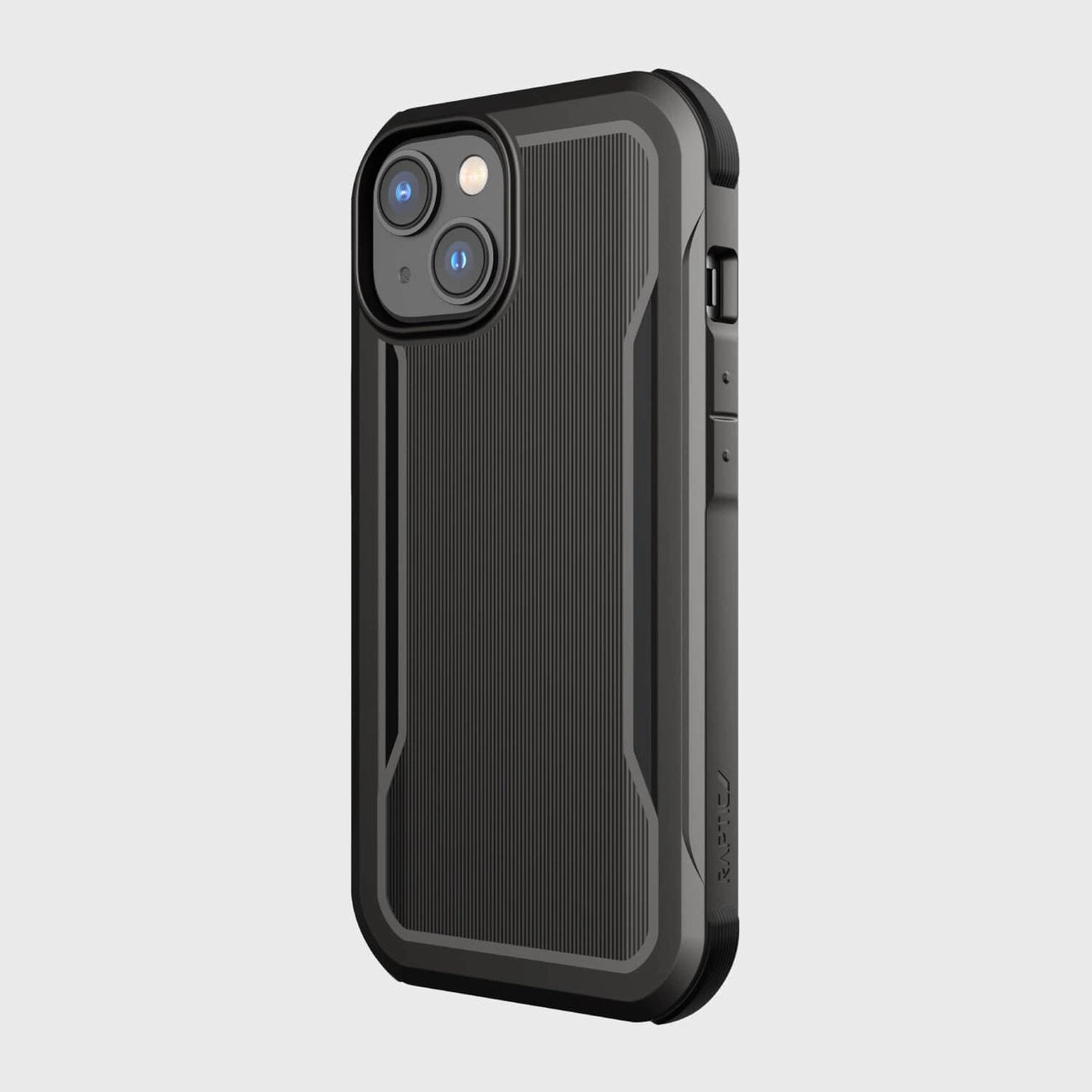 Raptic X-Doria Fort Case iPhone 14 Hülle mit MagSafe gepanzerter Hülle schwarz