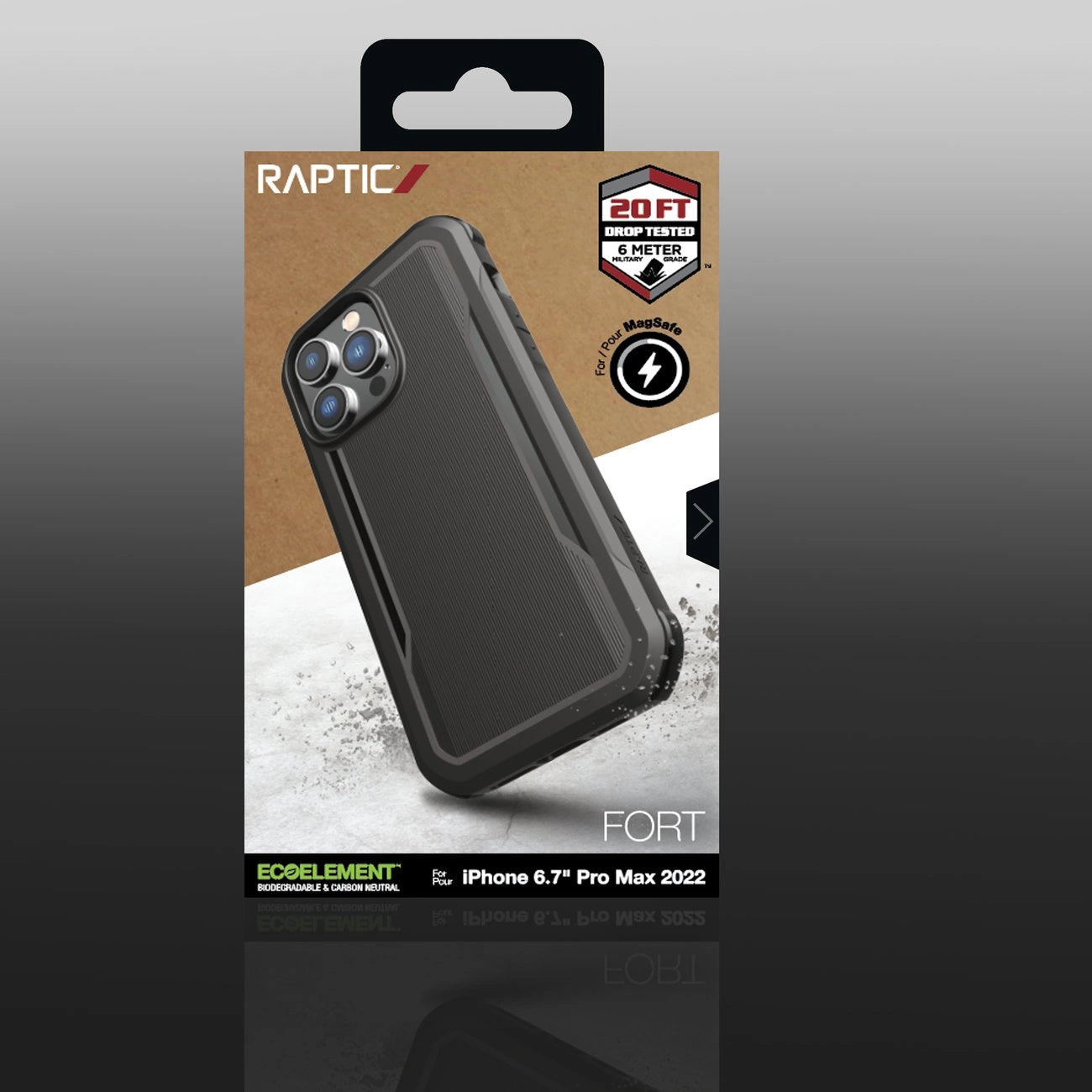 Raptic X-Doria Fort Case iPhone 14 Pro Max mit MagSafe Panzerhülle schwarz